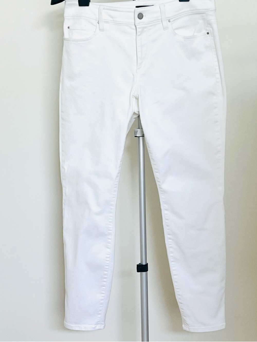 Ann Taylor Women’s White Denim Super Skinny Curvy Fit Stretch Jeans Size 10